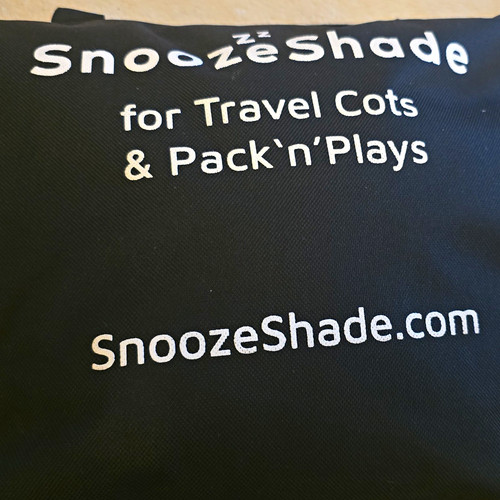 Snoozeshade black travel cot - snoozeshade,
