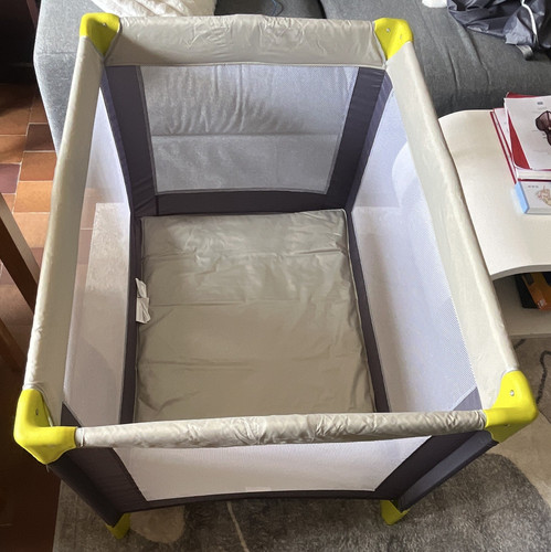Cuggl grey travel - grey, cot