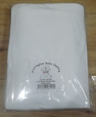 Travel cot fitted sheets - x,