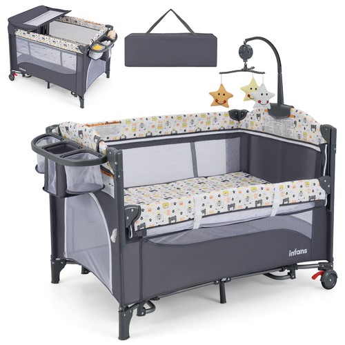 Travel cot with - 1,
