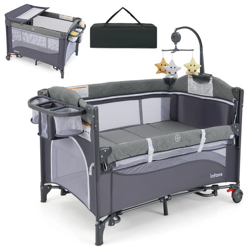 Convertible travel cot - 6-in-1,