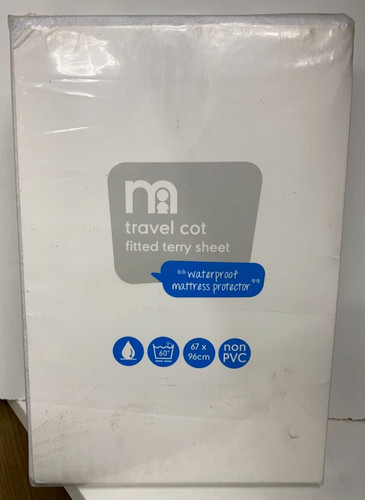 Mothercare travel cot fitted - mothercare,