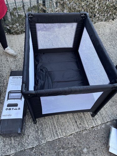 Redkite travel cot black - travel,